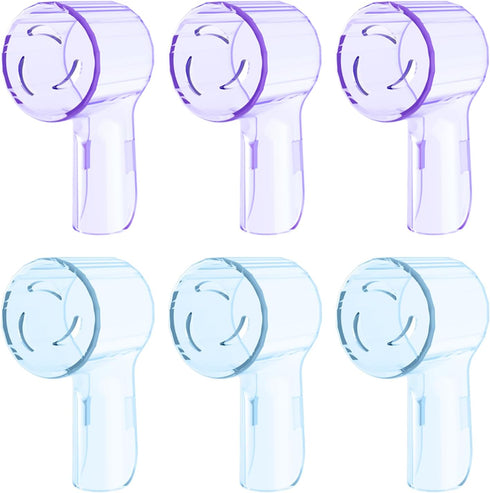 6 Pack Toothbrush Dustproof Cover for Oral B iO Ultimate Clean Gentle Care Replacement Heads and iO Series 3 4 5 6 7 7G