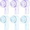 6 Pack Toothbrush Dustproof Cover for Oral B iO Ultimate Clean Gentle Care Replacement Heads and iO Series 3 4 5 6 7 7G