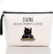 Sewing Gift for Women, Quilter Gifts, Unique Humor Novelty Sarcasm Makeup Bag - Because M is Wrong