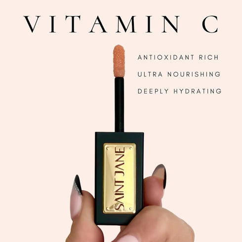 SAINT JANE Luxury Lip Oil - Floral-Infused Clean Skincare (Calm, 0.15 oz | 4.5 ml)