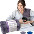 Microwave Heating Pad for Cramps, 6"x16" Reusable Heat Pack, Moist Heating Pad for Muscle Aches