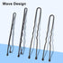 TsMADDTs Bobby Pins Kit, 200PCS Black and U Hair Pins for Women, 2.4 Inch and 2 Inch with Box