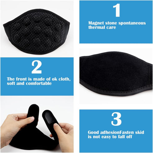 Magnetic Self Heating Neck Pad, Thickened Magnetic Therapy Strap for Pain Relief from Neck Arthritis