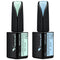 VENALISA 2 Pcs 15ml Gel Nail Polish Base and Top Coat Set, No Wipe High Gloss Long Lasting Tempered Polish Kit