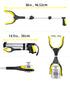 38" Extra Long Grabber Tool, Lightweight Reaching Aid with 360° Rotating Anti-Slip Jaw for Elderly