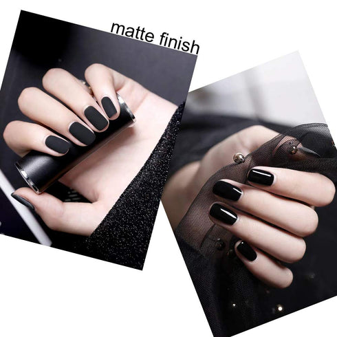 Vishine Base Top Coats Set - 3Pcs Matt Top Coat, High Gloss No Wipe Top Coat and Base Coat for DIY