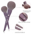 MSQ Make Up Brushes, 10Pcs Makeup Brush Set with Foundation, Blending, and Eyeshadow Brushes, Synthetic Hair, Purple