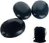 MINGJISHIYE 3 Set 3.58x2.78x1.19 inches, (3PCS) Hot Stone Massage, Piece Large Oval Hot Stone Basalt Home spa