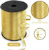 500 Yards Crimping Ribbon Balloon Ribbon Cord Balloon for Arts and Crafts Decoration, Gift Wrapping, Ribbon and Bow Birthday Gift for Christmas New Year (Gold)
