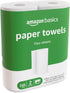 Amazon Basics 2-Ply Flex-Sheets Paper Towels, 2 Rolls = 5 Regular Rolls, 150 Sheets per Roll