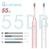 Lukern 2 Pack 8 6 42000vpm, Electric Toothbrush for Adults, with Brush Heads, Modes Sonic Electric Toothbrush