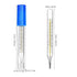Ipetboom 2pcs Glass Body Temperature Gauge - Underarm Temperature Gauges with Dual Scale & - General Use Temp Checker