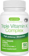 Igennus High Potency Vitamin K Complex, K1 & K2 (MK-4 & MK-7),