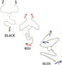 YHWQYR Nipple Chain Clip Clamps for Women Stainless Steel Body Clamps Adjustable Non-Piercing Body Chain Clip Jewelry