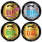Teaza Herbal Energy Pouch Variety Bundle - 4 Packs: Cool Mint Chill, Banging Black Cherry, Peppermint, Spicy Cinnamon