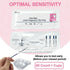 Reroon 60 Count 99% 60 Pregnancy Test HCG Strips for Fertility Women | Home Early Detection Pregnancy Kits with Over