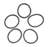 Youxuan Small Hair Elastics, Soft Comfy Rubber Bands, 100 PCS Hair Ties, Black for Girls