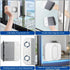 zxbaers 3-10MM, Magnet Window Cleaner Tool, Magnetic Glass Cleaner with Anti-Falling Rope for Glass Thickness Window