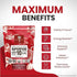 Organic Mushroom Powder Extract - Superfood 10 Supplement, 100% Pure USDA Immunity Booster, 60 Grams