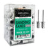 Karlash Professional Nail Sanding Bands - Zebra Medium Grit File + Free 2 Mandrel (1 Pack)