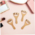 ZUNOXAZ 8pcs Wooden Massage Roller Multi Functional Hand Massager for Neck Shoulder Back Foot Relief Ergonomic Design