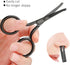 Nose Ear Facial Scissors - Rounded Tip Grooming Scissor Trimmer for Men, Moustache, Beard, Eyebrow