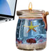 Tanxier 2024 New Oceans Theme Gel Candle,Scented Gel Candle Wax with Real Sand,Starfish and Conch,Oceans Theme Beach