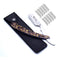 Professional Barber Straight Edge Razor, Stainless Steel Safety Blade for Close Shaving, Includes 10 Sharp Blades