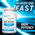 P Puregen Labs High Potency Gas Relief Softgels, Simethicone 250 mg for Pressure, Bloating, 200 Count