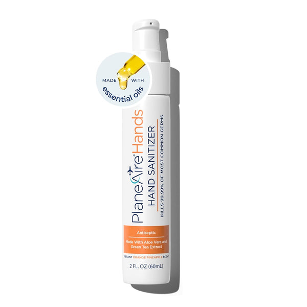Orange Pineapple Hand Sanitizer | Plant-Based Gel | Soothing, Moisturizing, Hydrating |