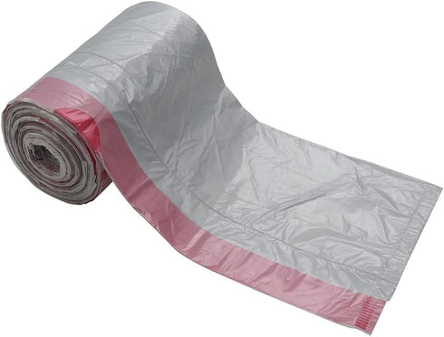 1.6 Gallon Small Drawstring Trash Bags, Grey, 125 Counts