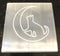 Handcrafted crystalmiracle Selenite 3 Inches Square Etched Charging Reiki Plate – Crystal Healing Feng Shui Gift for