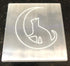 Handcrafted crystalmiracle Selenite 3 Inches Square Etched Charging Reiki Plate – Crystal Healing Feng Shui Gift for
