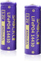 Shockli 14430 3.2V 450mAh LiFePO4 Rechargeable Solar Battery for Outdoor Garden Light, 2-Pack