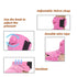 Set Night Foot Stretching Strap&Daily Arch Support Insoles For Plantar Fasciitis Foot Drop Pink