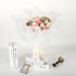 20 Sheet Waterproof Flower Wrapping Paper, Floral Bouquet Packaging Paper for Wedding Birthday Gift DIY (White)