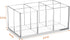 HIIMIEI Clear Makeup Brush Holder Organizer Acrylic 6-Slots Cosmetic Brushes Storage Organizer for Vanity Countertop by HIIMIEI