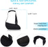 Soles Pediatric Arm Sling, Small, Black, with Padded Shoulder Strap