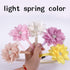 WANYU 10 Pcs Flower Bow Headbands for Girls, Toddler Chiffon Floral Hair Bands, Cute 3.5 Inch Bow Headpiece