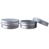 Screw Top Aluminum Tin Jars - Cosmetic Sample Metal Containers, Round Pot for Candle, Lip Balm, 12 Pack (1 OZ)