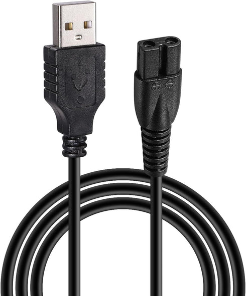 Replacement Pritech Hair Trimmer Charger USB Cable for Models PR-2888, PR-2614, PR-2990, RSM-1699, RSM-1928C