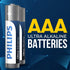 Philips 12 Pack, 1.5v 10-Year 129% AAA Batteries Ultra Alkaline Triple A. Batteries, Shelf Life, Ultimate Long-Lasting