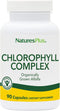 Natures Plus Chlorophyll Complex - 90 Capsules - 600 mg Organic Alfalfa Superfood Supplement