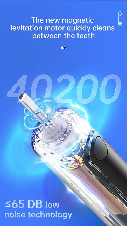 NB-1 Toothbrush,5 5 LCD Screen Electirc Modes intensities & DIY Mode,Rechargeable Sonic Electric Power Toothbrush