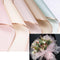 OUKEYI 25 Counts Gold Edge Waterproof Floral Wrapping Paper, Florist Bouquet Supplies, Gift Packaging