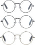 Spring Hinge Metal Frame Reading Glasses in Black, Silver, and Gunmetal