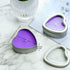 DEYBBY Large Heart Shaped Scented Tea Lights Candles, Smokeless Soywax Aromatherapy Candles (Pack of 6)