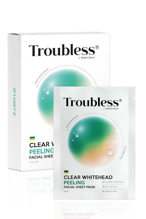 Clear Whitehead Remover Peel Off Face Mask 5pcs - Hydrating Beauty Sheets for Skin Care