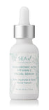 Hyaluronic Acid & Vitamin C Facial Serum Drops - 1 Fl Oz Anti-Aging Moisturizer for Women & Men, Vegan