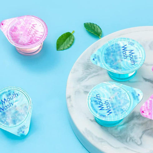 Otbushit 20PCS Mouthwash Disposable Portable Cleaner Freshen Breath Liquid Gum Health Hygiene Teeth Whitening